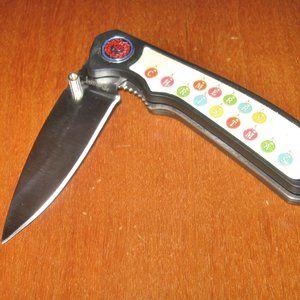 Tomahawk Pocketknife Merry Christmas Design Pocketknive Engraved Holiday Wreath